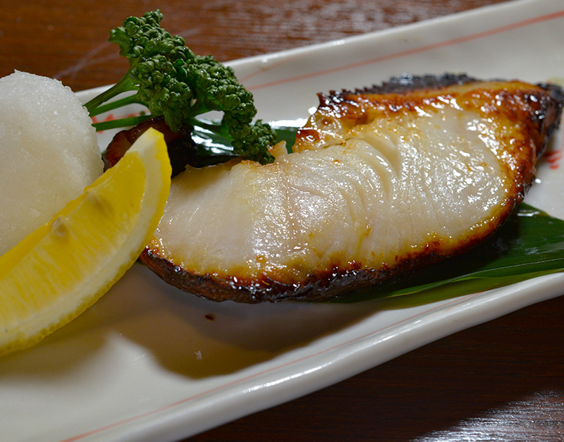 銀だらの味噌漬け焼き